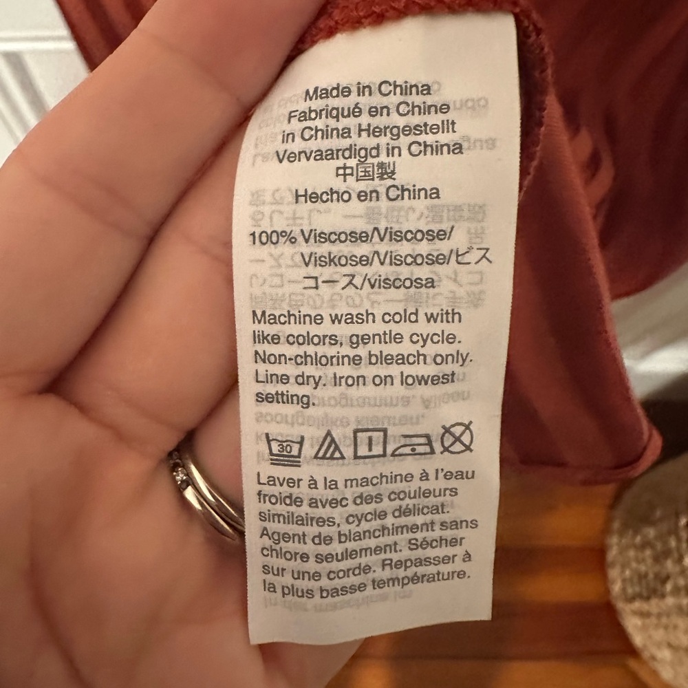 Madewell Rust Long Sleeve Dress - Picture 15 of 15